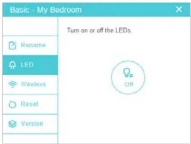 TP-LINK TL-PA4022P - 1. 2. LEDs ein- oder ausschalten - 2