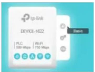 tp-Link DEVICE-1622 PLC | 500 Mbps | WiFi | 750 Mbps Basic