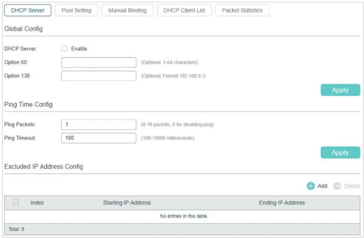TP-LINK Omada TL-SG2008P - Enabling DHCP Server - 1