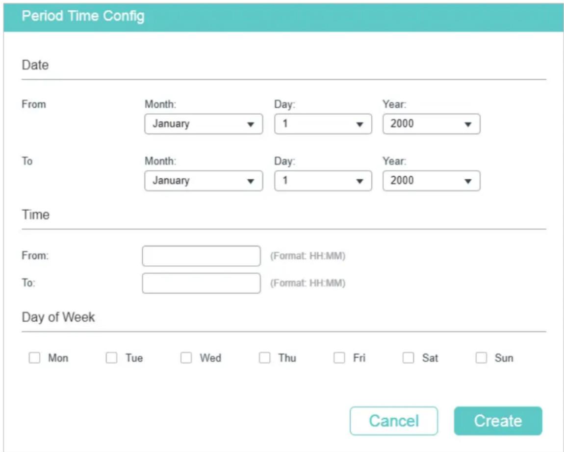TP-LINK Omada TL-SG2008P - Adding Time Range Entries - 2