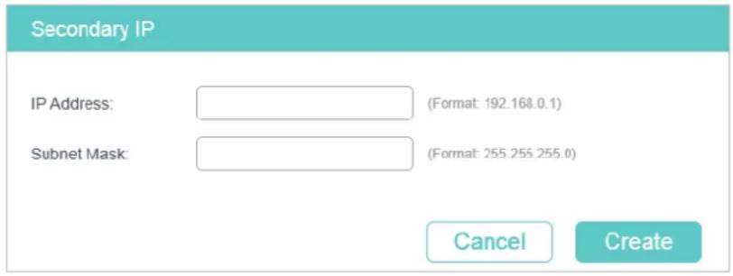 TP-LINK Omada TL-SG2008P - Configuring IPv4 Parameters of the Interface - 2
