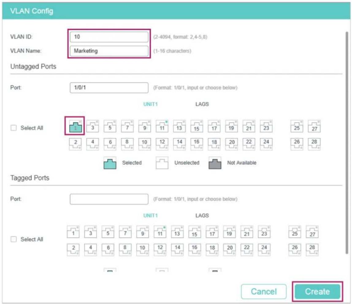 TP-LINK Omada TL-SG2008P - ■ Configuring the VLANs on the Relay Agent - 2
