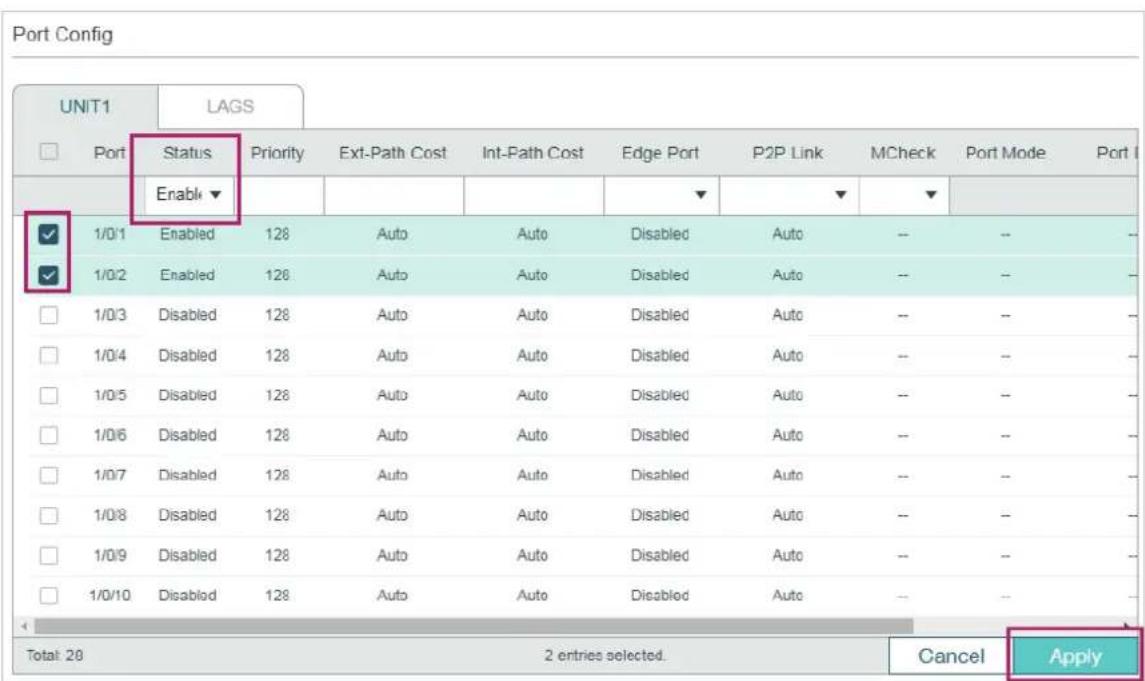 TP-LINK Omada TL-SG2008P - ■ Configurations for Switch B - 2