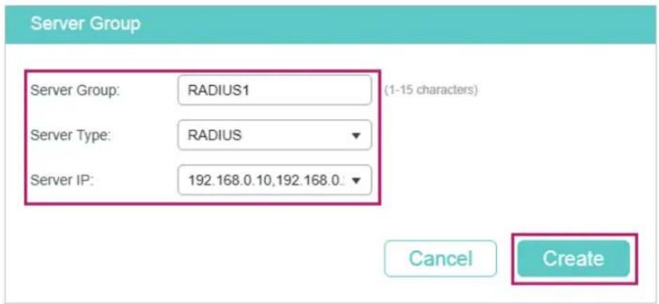 TP-LINK Omada TL-SG2008P - RADIUS Server - 1