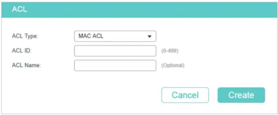 TP-LINK Omada TL-SG2008P - Creating an ACL - 2
