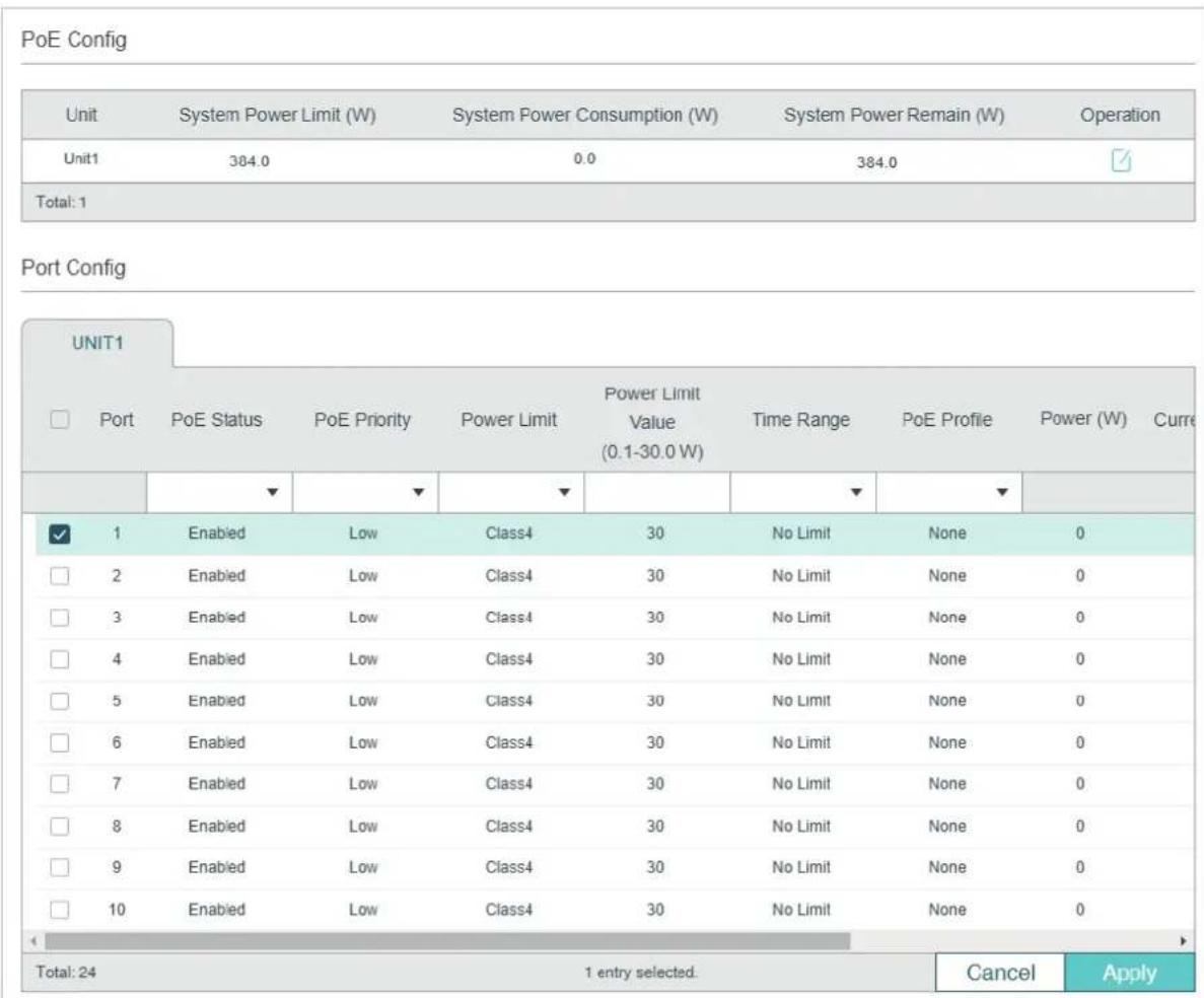 TP-LINK Omada TL-SG2008P - ■ Binding the Profile to the Corresponding Ports - 1
