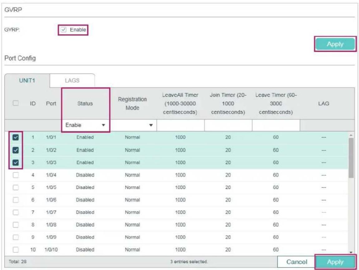 TP-LINK Omada TL-SG2008P - ■ Configurations for Switch 1 - 5