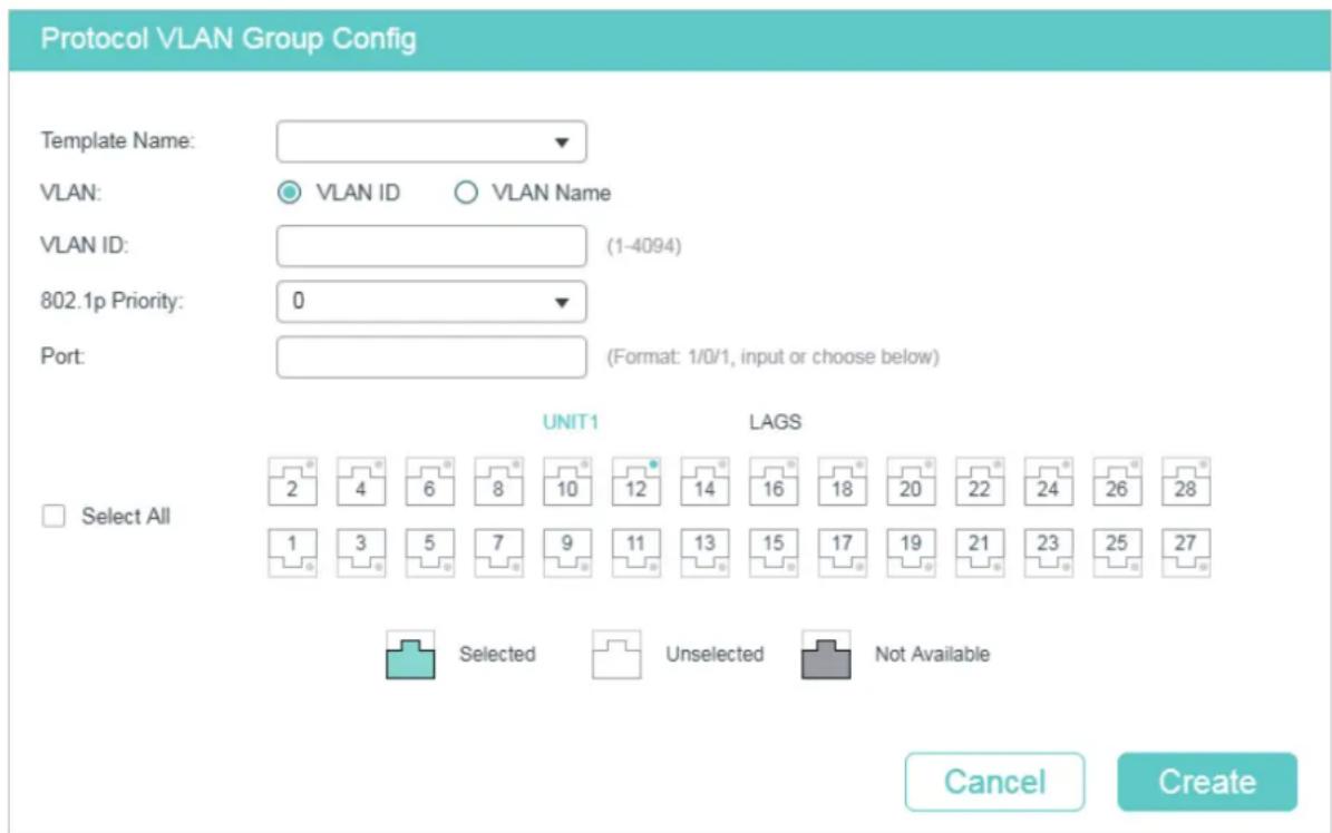 TP-LINK Omada TL-SG2008P - Configuring Protocol VLAN - 1