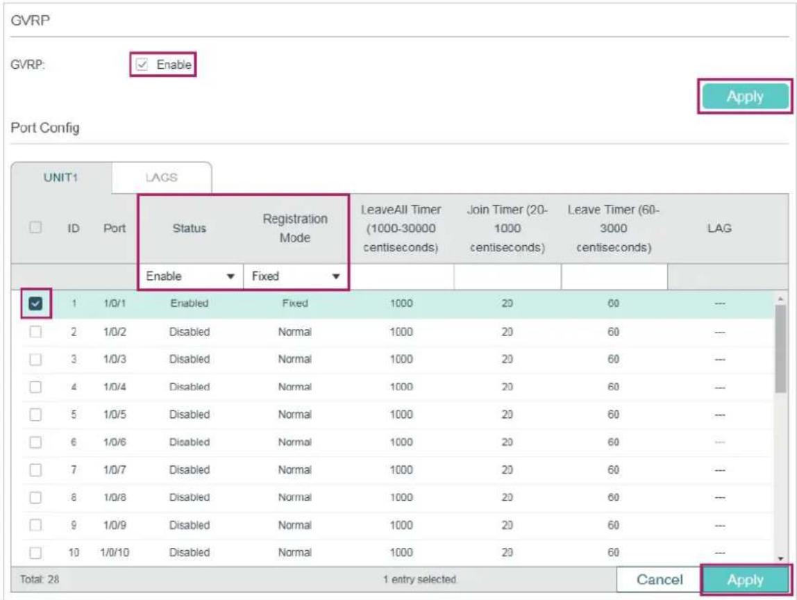 TP-LINK Omada TL-SG2008P - ■ Configurations for Switch 1 - 2