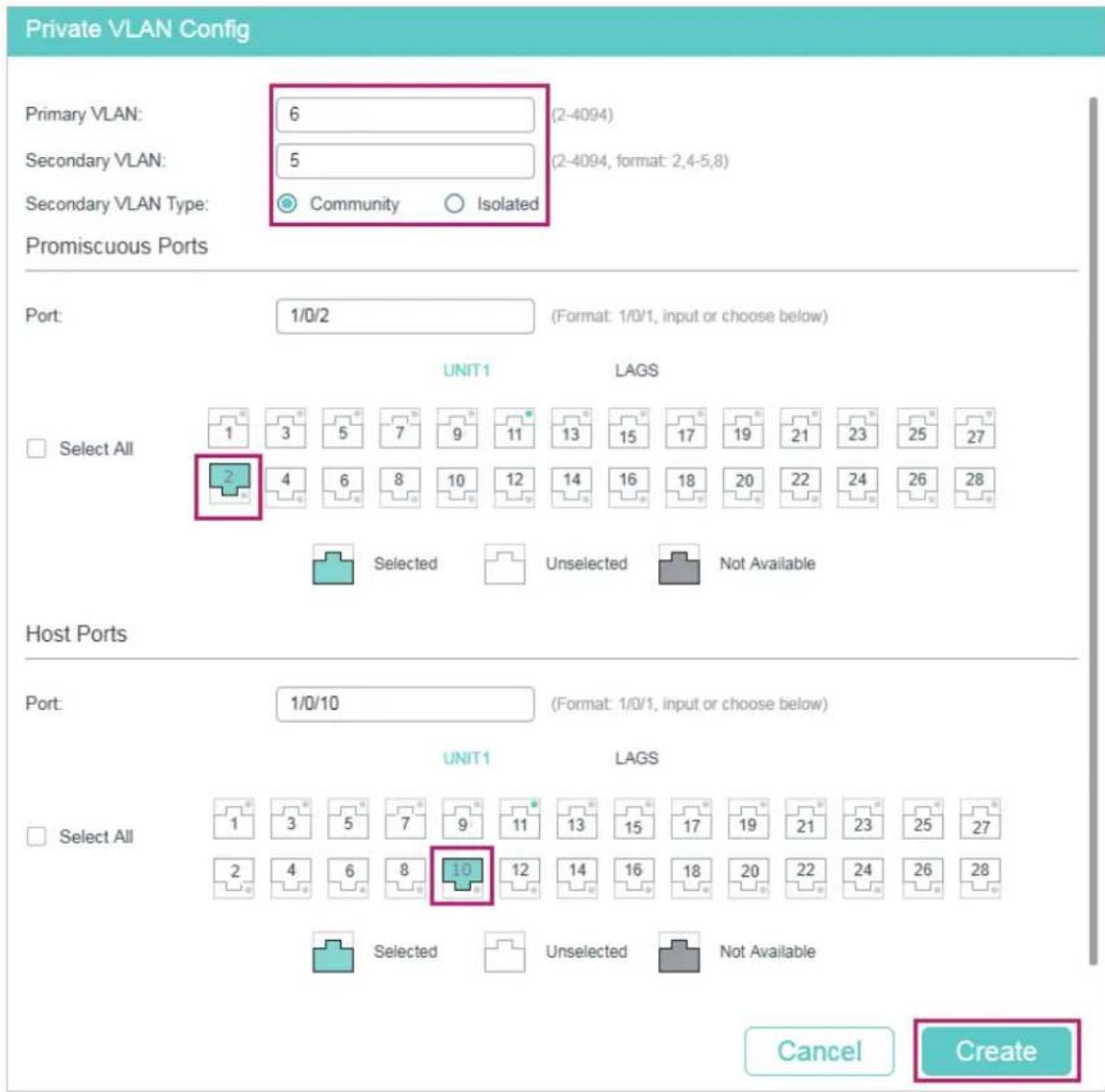 TP-LINK Omada TL-SG2008P - ■ Configurations for Switch A - 1