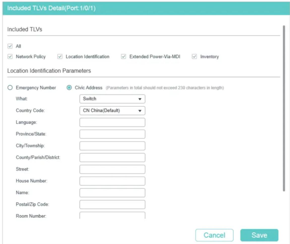TP-LINK Omada TL-SG2008P - Configuring LLDP-MED for Ports - 2