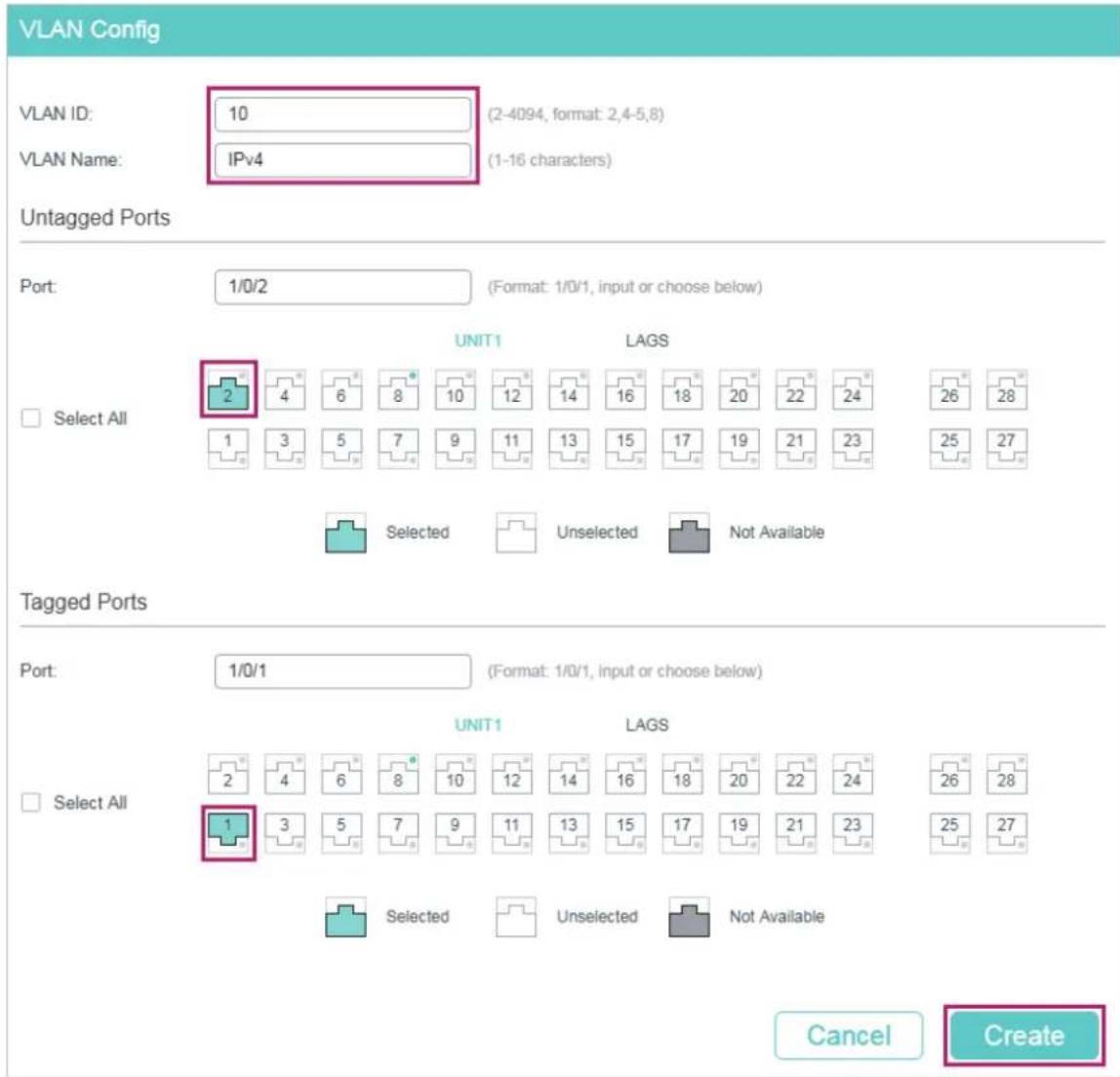 TP-LINK Omada TL-SG2008P - ■ Configurations for Switch 2 - 1
