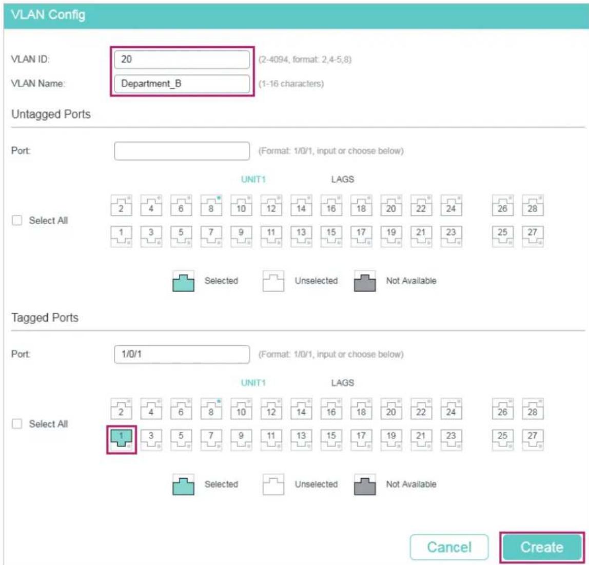 TP-LINK Omada TL-SG2008P - ■ Configurations for Switch 1 - 3