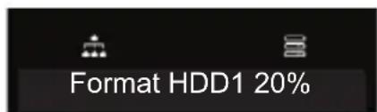 Format HDD1 20%