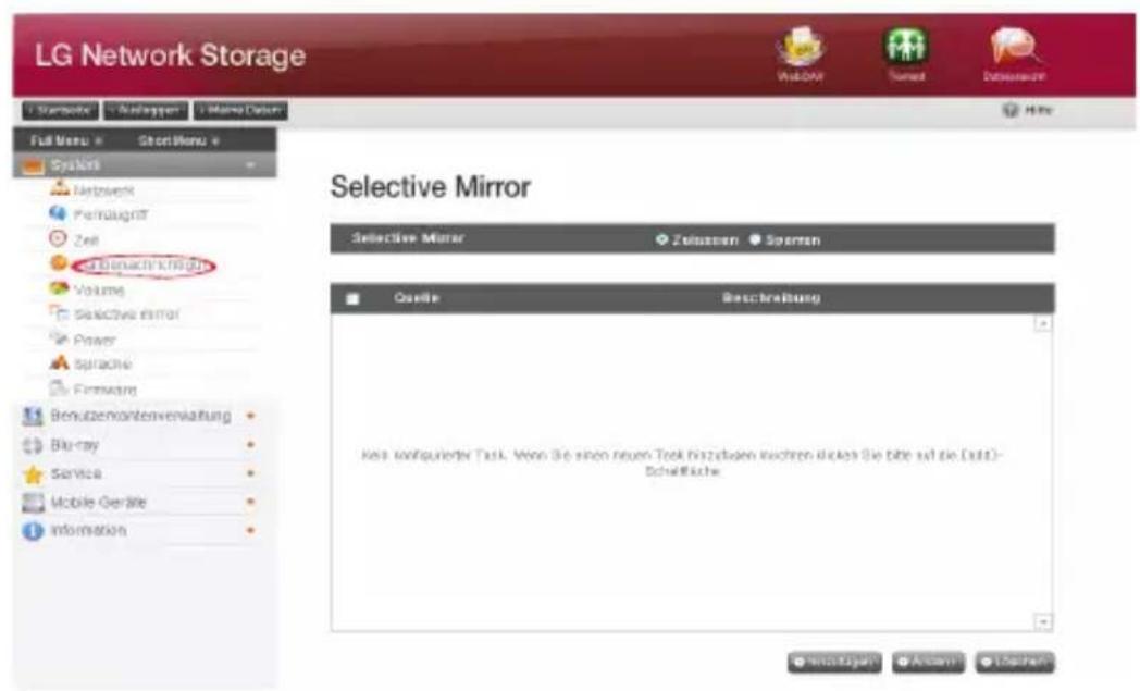 LG Network Storage Vitality Sumset Datzerwerk Full Menu > Selective Mirror Selective Mirror Zulassen Speren Quelle Beschreibung Kes verkaufender Task. Won sie einen neuen Text verzügen nochten dikes Sie bitte auf die (alt)-Schaffliche. Sonstätigkeit Anzahl Lachnahme