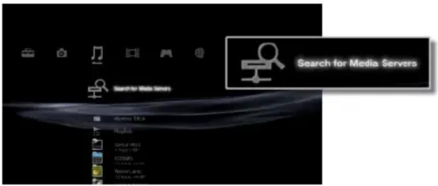 LG N2B1 - [DLNA Server auf der PS3™ manuell suchen] - 1