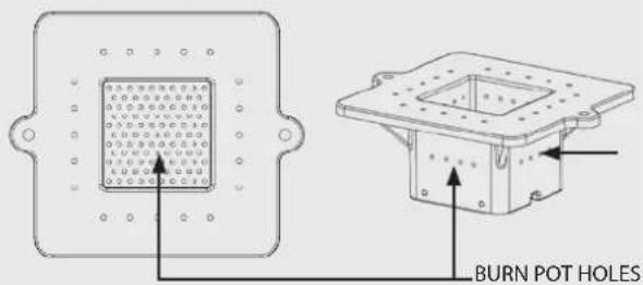 La Nordica Caldaia PK30 - details on burn pot Cleaning - 4