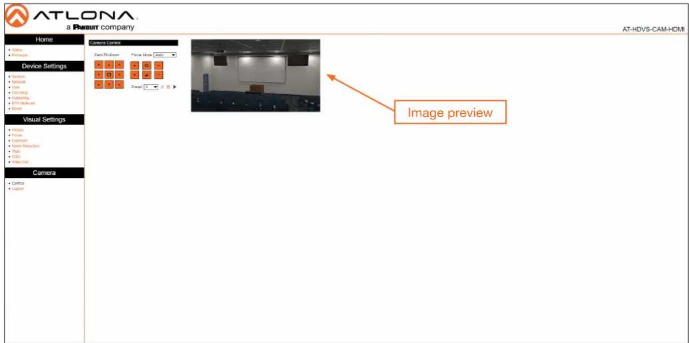 Atlona AT-HDVS-CAM-HDMI - Configuration and Management Interfaces - 1