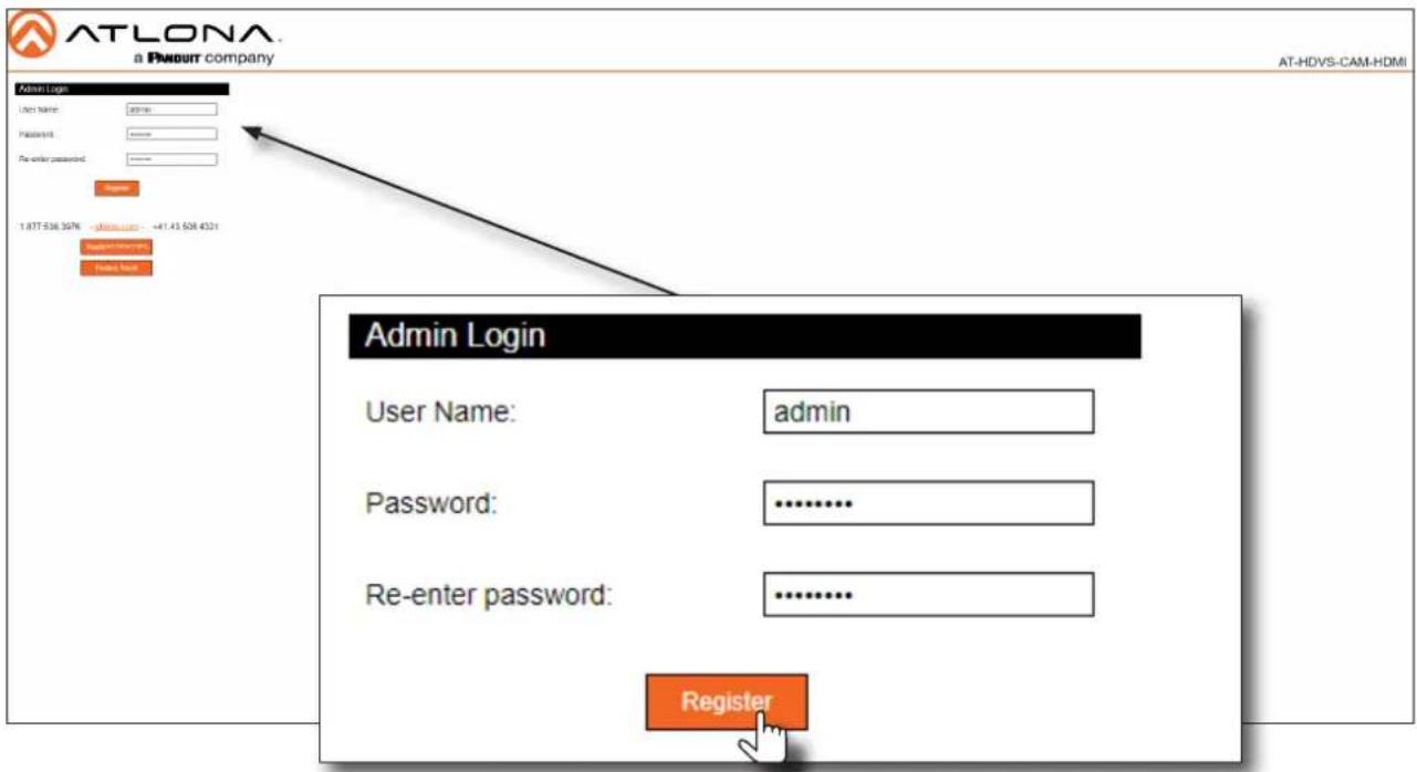 Atlona AT-HDVS-CAM-HDMI - Registration - 2