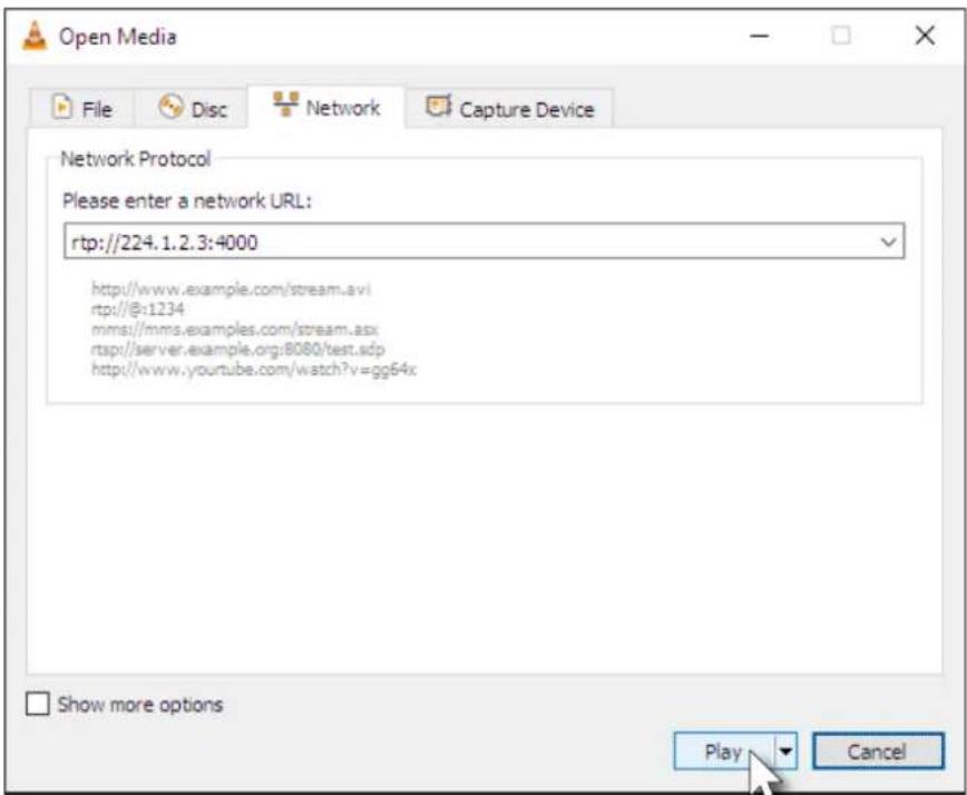 Atlona AT-HDVS-CAM-HDMI - Click the Play button to begin streaming. - 1