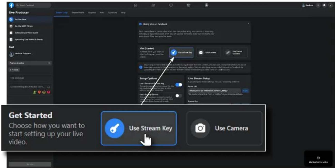 Atlona AT-HDVS-CAM-HDMI - Using Facebook Live - 2