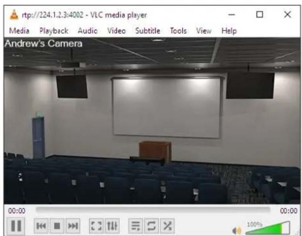 Atlona AT-HDVS-CAM-HDBT - Click the Play button to begin streaming. - 3