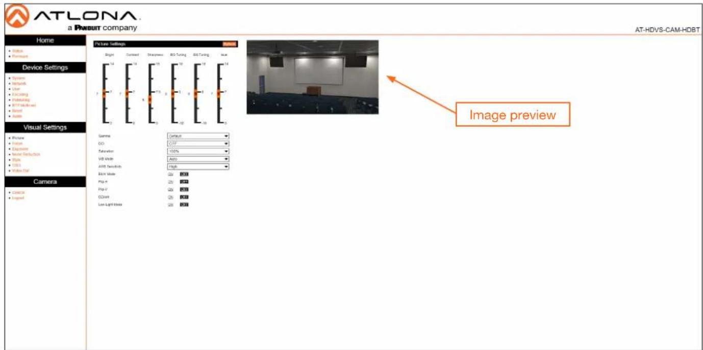 Atlona AT-HDVS-CAM-HDBT - Configuration and Management Interfaces - 1