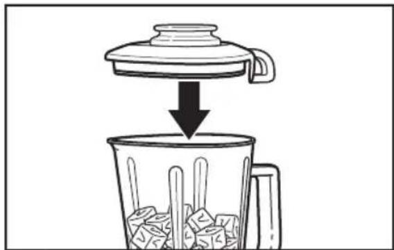 KITCHENAID 5KSB1585BOB - Using the Crush Ice function - 2