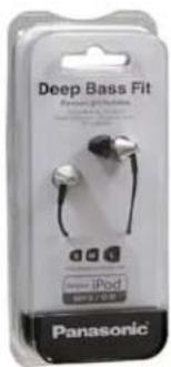 PANASONIC RP-HJE125 - RP-HJE290 Ohrkanalhörer - 1