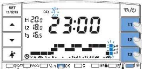 Perry DECRNN032 - Es posible programar la temperatura también cada media hora como se indica en el apartado 5.3. - 3