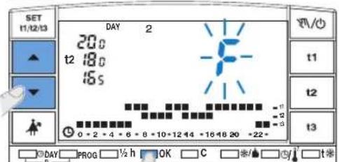 SET 11/12/13 DAY 2 20 t2 18 15s t1 t2 t3 0 - 2 - 4 - 6 - 8 - 10 - 12 - 14 - 16 - 18 20 - 22 - 0 DAY PROG ½ h OK C * / * t