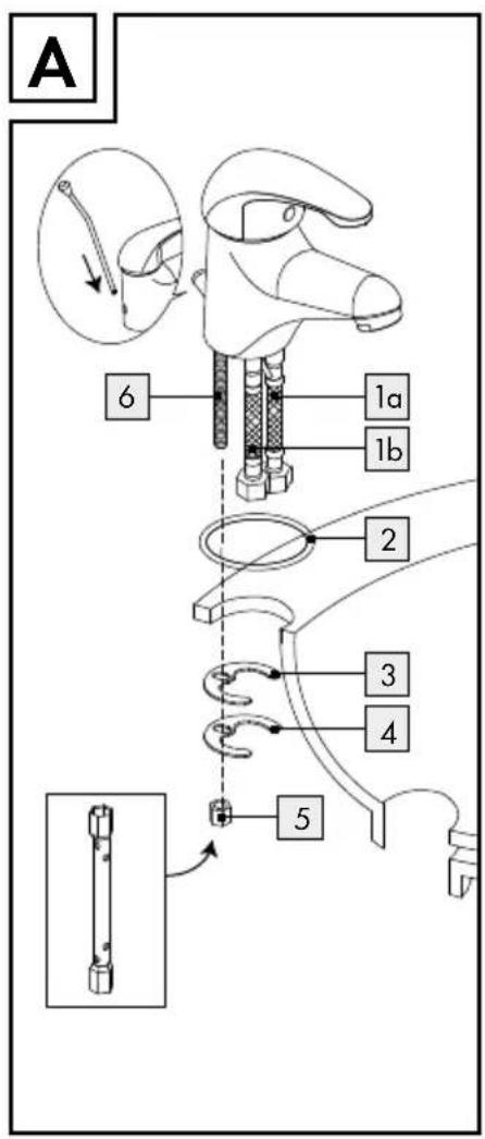 MIOMARE IAN 275113 - MISCELATORE PER LAVABO - 1