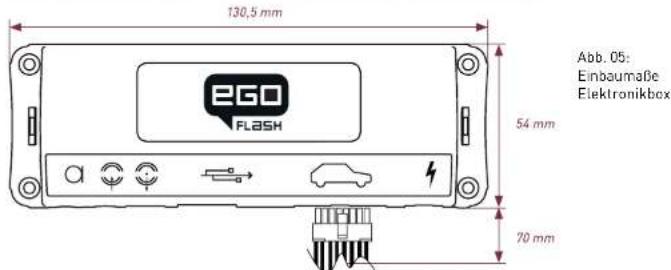 EGO FLASH - Elektronikbox befestigen - 1