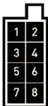 EGO FLASH - Belegung der Versorgungssteckverbinder - 1