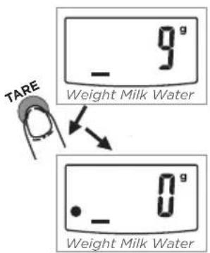 Barazzoni Digital kitchen scale - "ZERO" OR "TARE" FUNCTION - 1