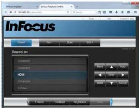 INFOCUS IN128HDx - Projector Control - 1