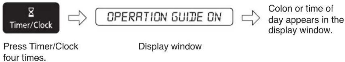 PANASONIC NN-CT54JW - Operation Guide Setting - 2
