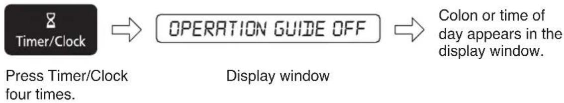 PANASONIC NN-CT54JW - Operation Guide Setting - 1