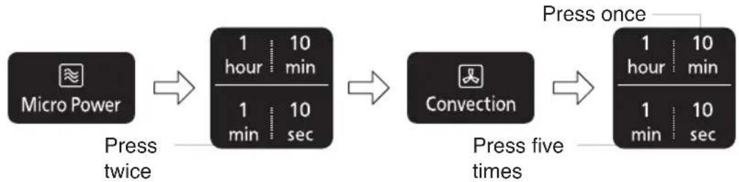 PANASONIC NN-CT54JW - Example: - 1