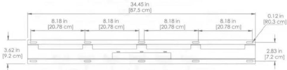 ELAC Muro MSB41S - Wall Mounting of the Passive Soundbar - 1