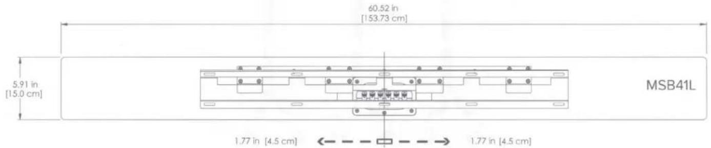 ELAC Muro MSB41S - Wall Mounting of the Passive Soundbar - 2