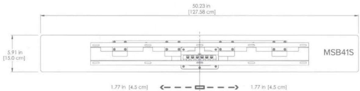 ELAC Muro MSB41L - Wall Mounting of the Passive Soundbar - 3