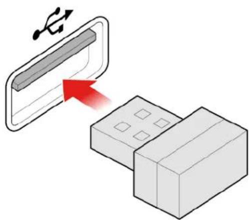 LENOVO ThinkCentre M625q - Replacing the wireless mouse - 3
