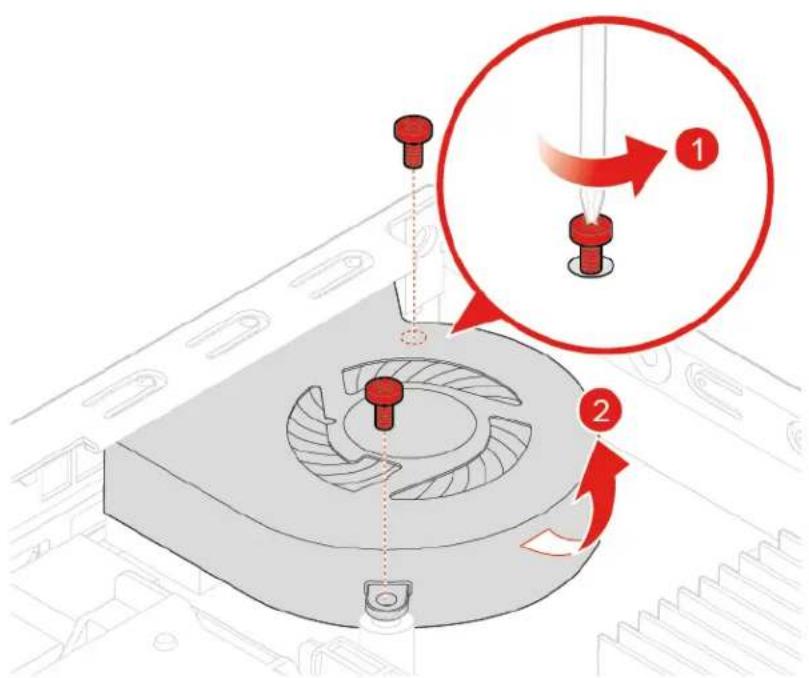 LENOVO ThinkCentre M625q - Replacing the system fan for 10TF, 10TG, 10TH, 10TJ, and 10TK models - 1