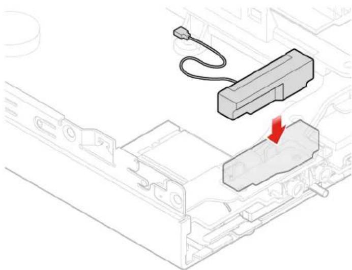 LENOVO ThinkCentre M625q - Replacing the front Wi-Fi antenna - 3
