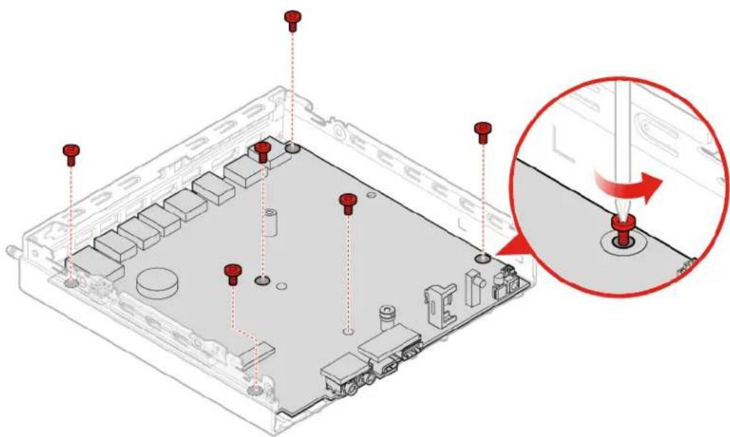 LENOVO ThinkCentre M625q - Replacing the system board and chassis - 1