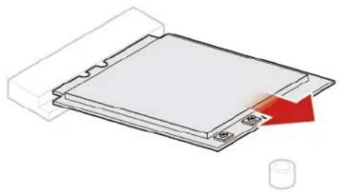 LENOVO ThinkCentre M625q - Replacing the Wi-Fi card - 3