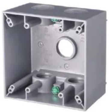 Atlas Sound WTSD-MIX31K - 2-Gang Outdoor Box - 1