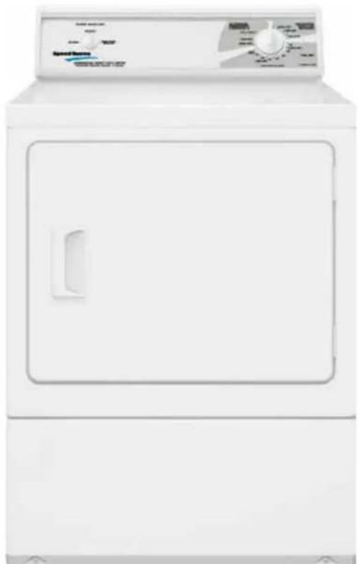Speed Queen LDE30RGS173TW01 - Commercial Homestyle Single Load Dryer - 1