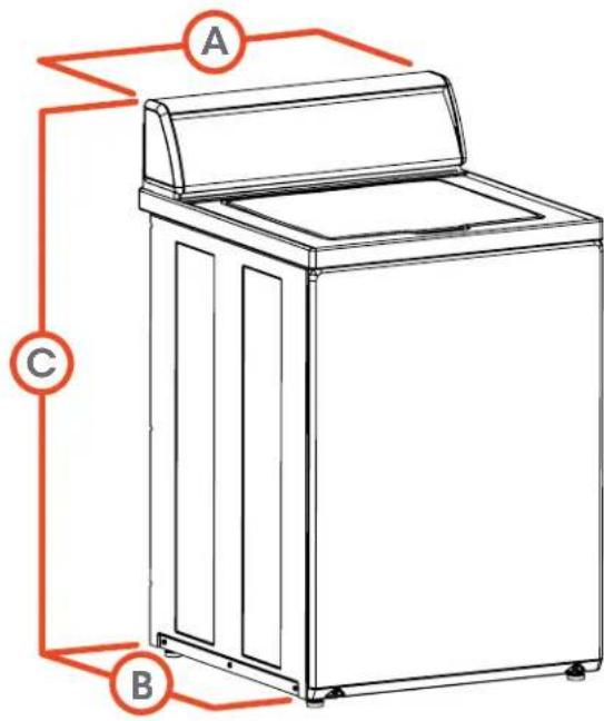Speed Queen LWN432SP115TW01 - COMMERCIAL TOP LOAD WASHER - 1